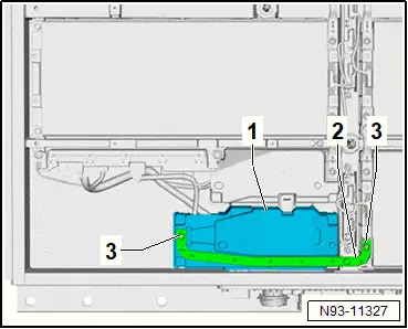 Volkswagen ID.4. Removing and installing connecting element, 62 kWh