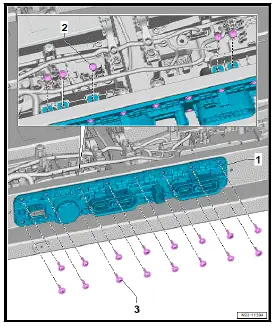 Volkswagen ID.4. Removing and installing connecting element, 82 kWh