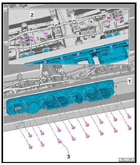 Volkswagen ID.4. Removing and installing connecting element, 82 kWh