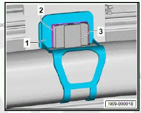 Volkswagen ID.4. Removing and installing curtain airbag with igniter