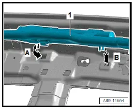 Volkswagen ID.4. Removing and installing curtain airbag with igniter