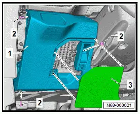 Volkswagen ID.4. Removing and installing dash panel cover on driver side 