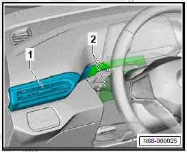 Volkswagen ID.4. Removing and installing dash panel trim on driver side