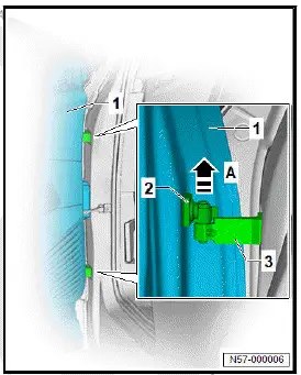Volkswagen ID.4. Removing and installing door 