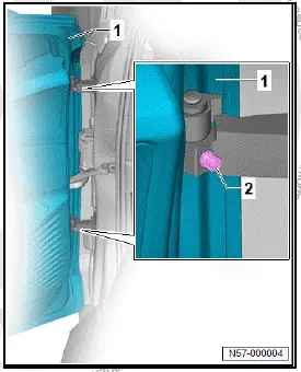 Volkswagen ID.4. Removing and installing door