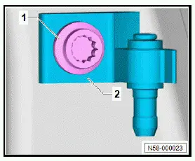 Volkswagen ID.4. Upper section of door hinge