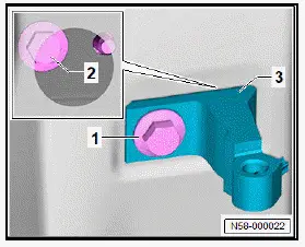 Volkswagen ID.4. Upper section of door hinge