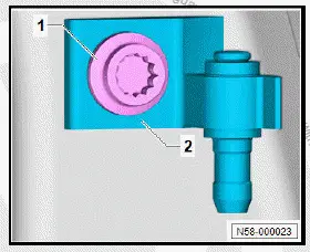 Volkswagen ID.4. Upper section of door hinge