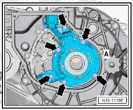 Volkswagen ID.4. Removing and installing drive motor rotor position sender 1 [G713]