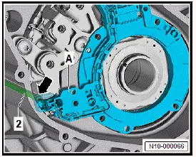 Volkswagen ID.4. Removing and installing drive motor rotor position sender 1 [G713]