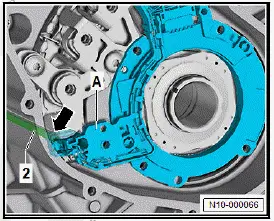 Volkswagen ID.4. Removing and installing drive motor rotor position sender 1 [G713]