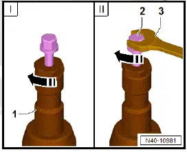 Volkswagen ID.4. Removing and installing drive shaft
