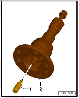 Volkswagen ID.4. Removing and installing drive shaft