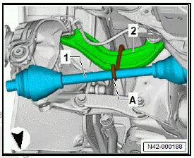 Volkswagen ID.4. Removing and installing drive shaft