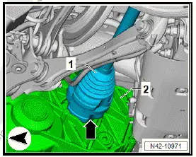 Volkswagen ID.4. Removing and installing drive shaft