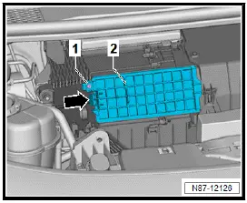 Volkswagen ID.4. Removing and installing dust and pollen filter