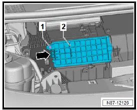Volkswagen ID.4. Removing and installing dust and pollen filter