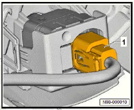 Volkswagen ID.4. Removing and installing front badge 