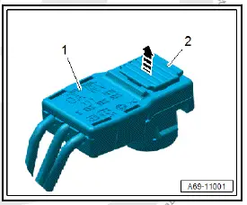 Volkswagen ID.4. Removing and installing front belt end fitting 