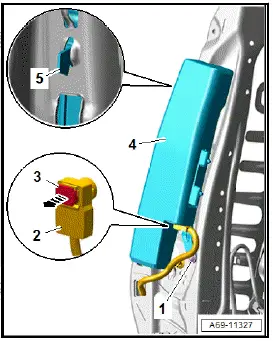 Volkswagen ID.4. Removing and installing front outer side airbag 