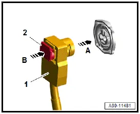 Volkswagen ID.4. Removing and installing front outer side airbag 