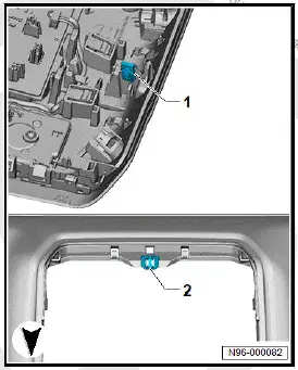 Volkswagen ID.4. Removing and installing front roof module [WX3]
