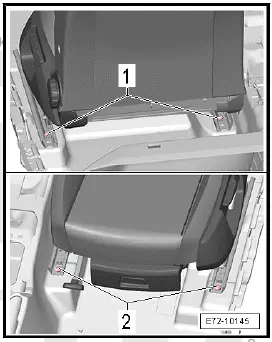 Volkswagen ID.4. Removing and installing front seat