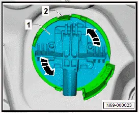 Volkswagen ID.4. Removing and installing front side airbag crash sensor [G179/G180]