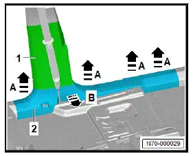 Volkswagen ID.4. Removing and installing front sill panel moulding 