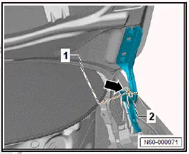 Volkswagen ID.4. Removing and installing glass panel 