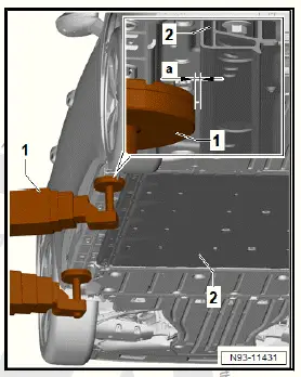Volkswagen ID.4. Removing and installing high-voltage battery 1 [AX2]