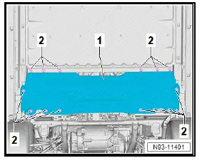 Volkswagen ID.4. Removing and installing high-voltage battery 1 [AX2]