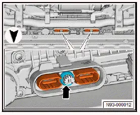 Volkswagen ID.4. Removing and installing high-voltage battery 1 [AX2]