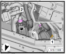 Volkswagen ID.4. Removing and installing high-voltage battery 1 [AX2]