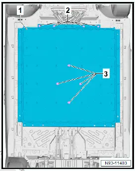 Volkswagen ID.4. Removing and installing high-voltage battery 1 [AX2]