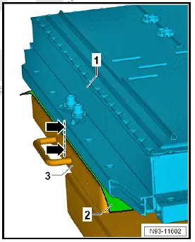 Volkswagen ID.4. Removing and installing high-voltage battery 1 [AX2]