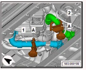 Volkswagen ID.4. Removing and installing high-voltage battery 1 [AX2]