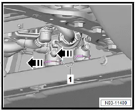Volkswagen ID.4. Removing and installing high-voltage battery 1 [AX2]