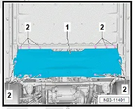 Volkswagen ID.4. Removing and installing high-voltage battery 1 [AX2]