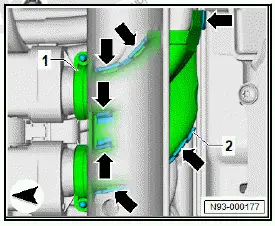 Volkswagen ID.4. Removing and installing high-voltage battery 1 [AX2], 82 kWh