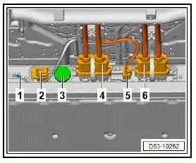 Volkswagen ID.4. Removing and installing high-voltage battery 1 [AX2], 82 kWh