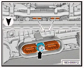 Volkswagen ID.4. Removing and installing high-voltage battery 1 [AX2], 82 kWh