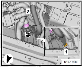 Volkswagen ID.4. Removing and installing high-voltage battery 1 [AX2], 82 kWh