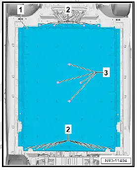 Volkswagen ID.4. Removing and installing high-voltage battery 1 [AX2], 82 kWh