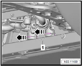 Volkswagen ID.4. Removing and installing high-voltage battery 1 [AX2], 82 kWh