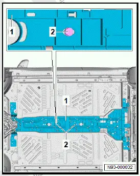 Volkswagen ID.4. Removing and installing high-voltage battery 1 [AX2], 82 kWh