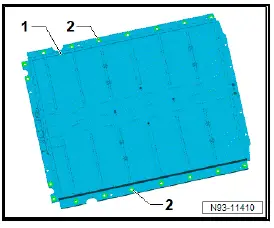 Volkswagen ID.4. Removing and installing high-voltage battery 1 [AX2], 82 kWh