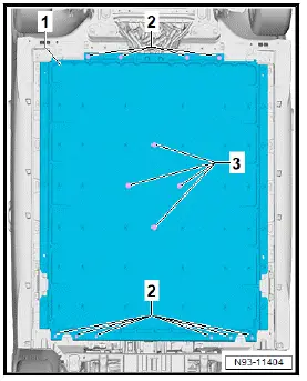 Volkswagen ID.4. Removing and installing high-voltage battery 1 [AX2], 82 kWh