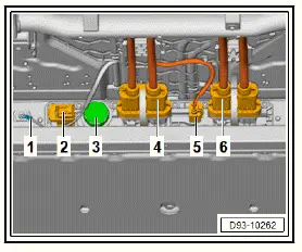 Volkswagen ID.4. Removing and installing high-voltage battery 1 [AX2], 82 kWh