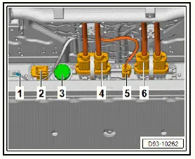Volkswagen ID.4. Removing and installing high-voltage battery 1 [AX2], 82 kWh